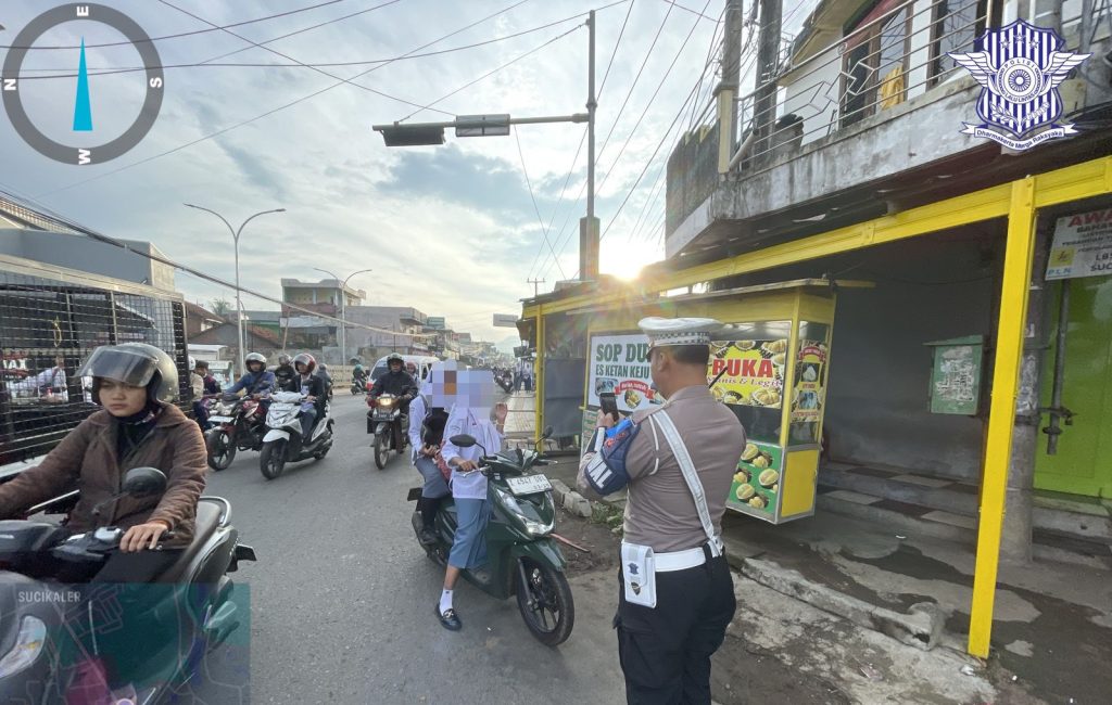 Hari Pertama Operasi Keselamatan Lodaya 2025 Polres Garut Tindak